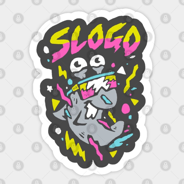 Retro Slogo Cartoon Sticker by Sketchy